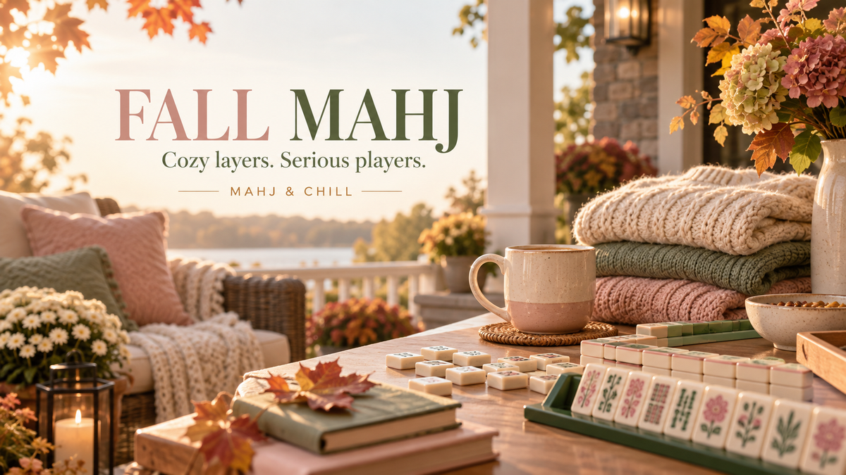 Fall Mahj collection — cozy layers for serious mahjong players